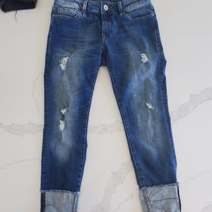 Mavi Erica Skinny Mid-rise, Cuffed Jeans size 28